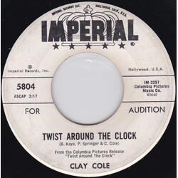 Clay Cole Twist Around The Clock USED VINYL 7INCH 45 RPM SINGLE PROMO