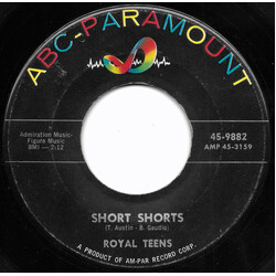 The Royal Teens Short Shorts / Planet Rock USED VINYL 7INCH 45 RPM SINGLE