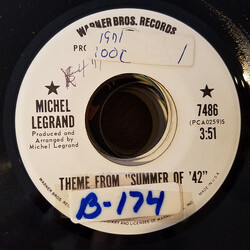 Michel Legrand Theme From "Summer Of 42" / Summer Son USED VINYL 7INCH SINGLE PROMO