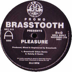 Brasstooth Pleasure USED VINYL 12INCH PROMO 33 S RPM