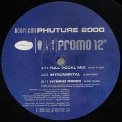 Carl Cox Phuture 2000 USED VINYL 12INCH PROMO