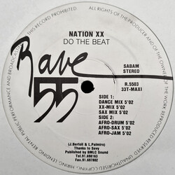 Nation XX Do The Beat USED VINYL 12INCH 33 S RPM MAXI-SINGLE STEREO