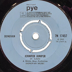 Donovan Jennifer Juniper USED VINYL 7INCH 45 RPM SINGLE