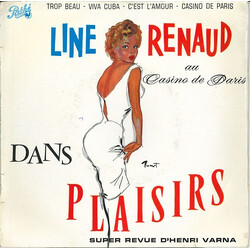 Line Renaud Line Renaud Dans Plaisirs (Extraits De La Nouvelle Revue Du Casino De Paris "Plaisirs") USED VINYL 7INCH 45 RPM EP MONO