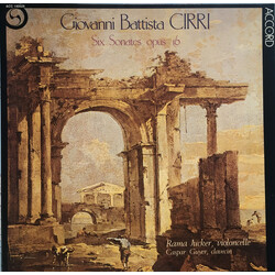 Giovanni Battista Cirri / Rama Jucker / Caspar Guyer Six Sonates Opus16 Vinyl LP USED