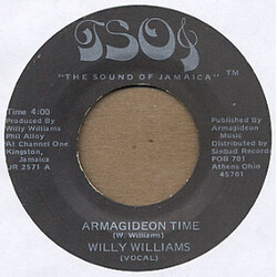 Willi Williams Armagideon Time USED VINYL 7INCH 45 RPM