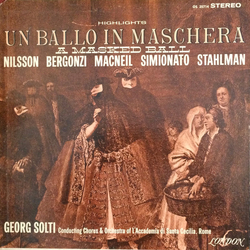 Birgit Nilsson / Carlo Bergonzi / Cornell Macneil / Giulietta Simionato / Sylvia Stahlman / Georg Solti / Coro dell'Accademia Nazionale di Santa Cecil