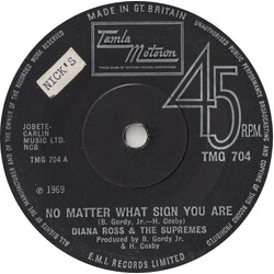 The Supremes No Matter What Sign You Are USED VINYL 7INCH SINGLE 45 RPM