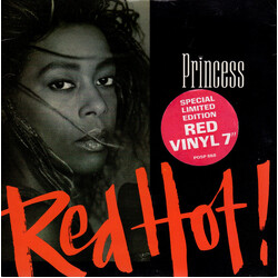 Princess Red Hot USED VINYL 7INCH 45 RPM SINGLE LIMITED EDITION STEREO
