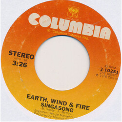 Earth, Wind & Fire Singasong USED VINYL 7INCH 45 RPM SINGLE