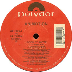 Animotion Room To Move USED VINYL 12INCH 33 S RPM SINGLE STEREO