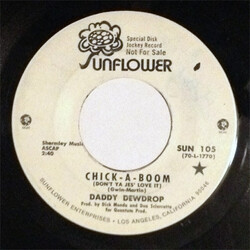 Daddy Dewdrop Chick-A-Boom (Don't Ya Jes' Love It) / John Jacob Jingleheimer Smith USED VINYL 7INCH SINGLE 45 RPM PROMO