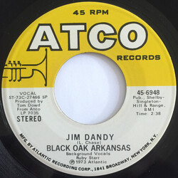Black Oak Arkansas Jim Dandy USED VINYL 7INCH 45 RPM