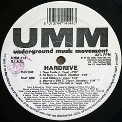 Hardrive Deep Inside USED VINYL 12INCH 33 S RPM
