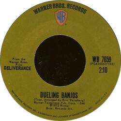 Eric Weissberg / Steve Mandell Dueling Banjos USED VINYL 7INCH 45 RPM SINGLE STYRENE
