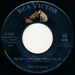 Skeeter Davis He Says The Same Things To Me USED VINYL 7INCH 45 RPM SINGLE