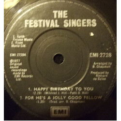 The Festival Singers Happy Birthday To You / For He's A Jolly Good Fellow Vinyl 7" USED