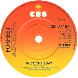 Forrest Rock The Boat USED VINYL 7INCH 45 RPM SINGLE STEREO