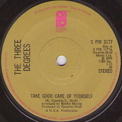 The Three Degrees Take Good Care Of Yourself VINYL 7" USED