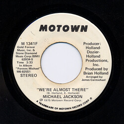 Michael Jackson We're Almost There USED VINYL 7INCH 45 RPM PROMO