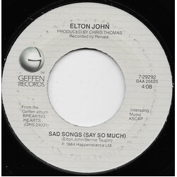 Elton John Sad Songs (Say So Much) USED VINYL 7INCH 45 RPM SINGLE