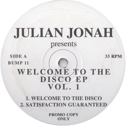 Julian Jonah Welcome To The Disco EP Vol. 1 Vinyl 12" USED