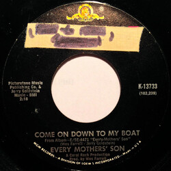 Every Mothers' Son Come On Down To My Boat USED VINYL 7INCH 45 RPM SINGLE STYRENE