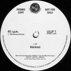 Lil' Louis & The World Blackout USED VINYL 12INCH 45 RPM PROMO