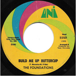 The Foundations Build Me Up Buttercup / New Direction USED VINYL 7INCH SINGLE 45 RPM