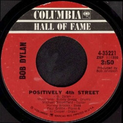 Bob Dylan Positively 4th Street / Subterranean Homesick Blues USED VINYL 7INCH 45 RPM SINGLE REISSUE