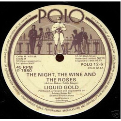 Liquid Gold The Night, The Wine And The Roses USED VINYL 12INCH 45 RPM