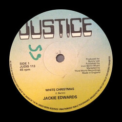 Jackie Edwards White Christmas USED VINYL 12INCH 45 RPM