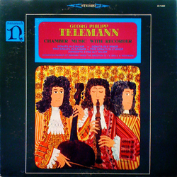Georg Philipp Telemann / Concentus Musicus Of Denmark / Irmgard Knopf Mathiesen Chamber Music With Recorder Vinyl LP USED