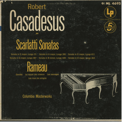 Robert Casadesus Scarlatti Sonatas / Rameau Vinyl LP USED