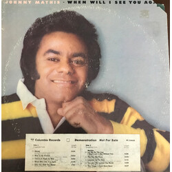 Johnny Mathis When Will I See You Again Vinyl LP USED