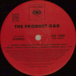 The Product G&B / Wyclef Jean Freak Freak USED VINYL 12INCH 33 S RPM PROMO