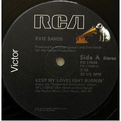 Evie Sands Keep My Lovelight Burnin' USED VINYL 12INCH