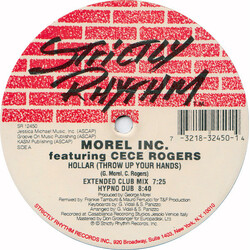 Morel Inc. / Ce Ce Rogers Hollar (Throw Up Your Hands) (The T&F Remixes) USED VINYL 12INCH 33 S RPM