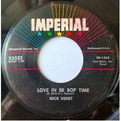 Nick Venet Love In Be Bop Time / Honey Baby USED VINYL 7INCH 45 RPM MONO