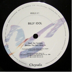 Billy Idol Flesh For Fantasy USED VINYL 12INCH SINGLE