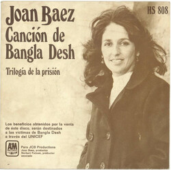 Joan Baez Canción De Bangla Desh USED VINYL 7INCH 45 RPM SINGLE