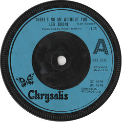 Len Boone There's No Me Without You USED VINYL 7INCH 45 RPM SINGLE