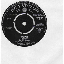 Jim Ed Brown Laura-Li USED VINYL 7INCH 45 RPM SINGLE