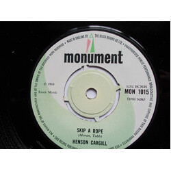 Henson Cargill Skip A Rope USED VINYL 7INCH 45 RPM SINGLE