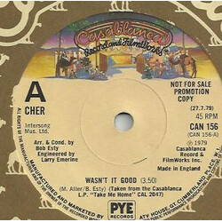 Cher Wasn't It Good USED VINYL 7INCH 45 RPM SINGLE PROMO