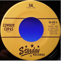 Cowboy Copas Sal USED VINYL 7INCH 45 RPM