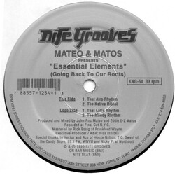 Mateo & Matos Essential Elements (Going Back To Our Roots) USED VINYL 12INCH 33 S RPM