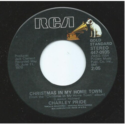 Charley Pride Christmas In My Home Town / Santa And The Kids USED VINYL 7INCH 45 RPM SINGLE REISSUE