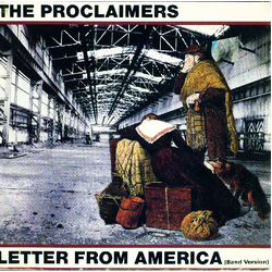 The Proclaimers Letter From America (Band Version) Vinyl 7" USED