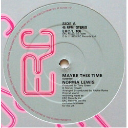 Norma Lewis Maybe This Time USED VINYL 12INCH 45 RPM
